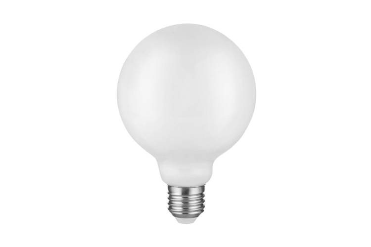 Лампа Gauss Filament, G95, 10W, 1070lm, 3000К, Е27, milky, диммируемая, LED, 1/20 189202110-D