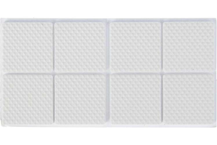 Мебельная накладка TUNDRA квадратная, размер 38х38 мм, 8 шт, полимерная, цвет белый 3609861