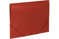 Папка BRAUBERG Office на резинках, красная, до 300 листов, 500 мкм 227711