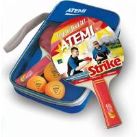Набор для настольного тенниса ATEMI STRIKE 2ракетки + чехол + 3 мяча 00-00005920