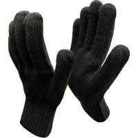 Трикотажные плотные двойные зимние перчатки Master-Pro® АГАТ 2 пары 11007-AG-5