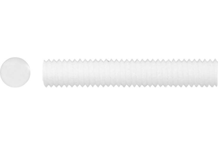 Резьбовая полиамидная (пластиковая) шпилька DINFIX М12x1000, DIN 975, 1 шт. 00-00001198