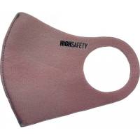 Многоразовая неопреновая защитная маска HIGH SAFETY, розовый, S/M HS-M01-RO-SM1