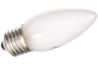 Лампа накаливания свеча матовая TDM 60 Вт-230 В-Е27 SQ0332-0020