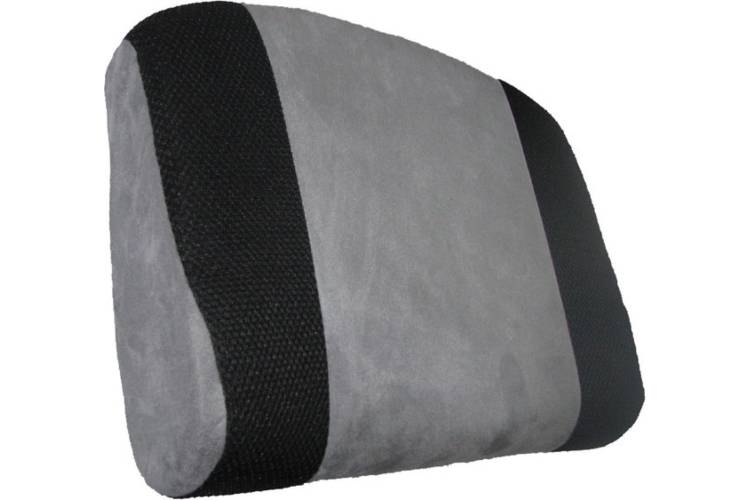 Ортопедическая подушка под поясницу PSV черно-серая 111578