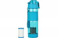 Бутылка для водородной воды SONAKI 650 мл, голубая HWP-100B
