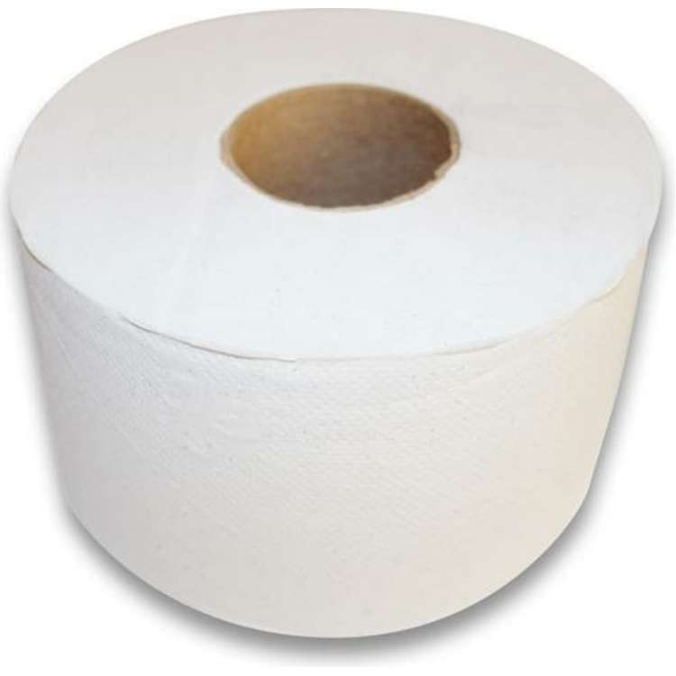 Туалетная бумага для диспенсера ООО Комус 1 слой, белый, 200 м, 12 рулонов в упаковке 200W1 1023407