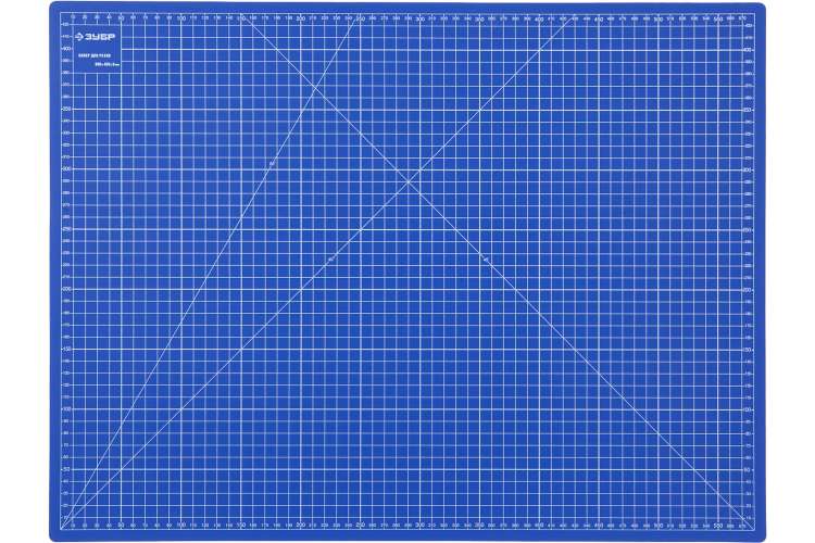 Непрорезаемый коврик Зубр Эксперт 3 мм цвет синий 600x450 мм 09901