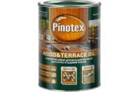 Деревозащитное масло PINOTEX WOOD & TERRACE OIL для садовой мебели и терасс, бесцветный 1л 5220306