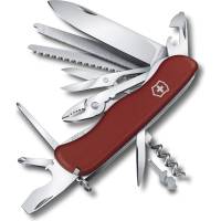 Нож Victorinox WorkChamp 111 мм, 21 функция, красный 0.8564