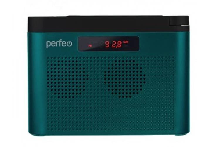 Цифровой радиоприемник Perfeo ТАЙГА FM MP3, встроенный аккумулятор, USB, синий 30015161