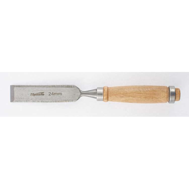 Долото-стамеска SPARTA 24 мм, деревянная рукоятка 242505