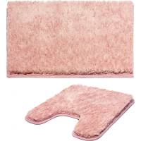 Комплект ковриков для ванны и туалета Bath Plus Тиволи розовый DB4151/10