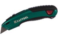 Универсальный нож с автостопом Kraftool GRAND-24 2 лезвия А24 09241_z02