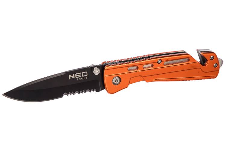 Складной нож с фиксатором NEO Tools 63-026