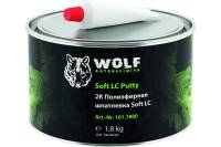 Полиэфирная шпатлевка WOLF Soft LC 8735 1.8 кг + отвердитель 101.1800