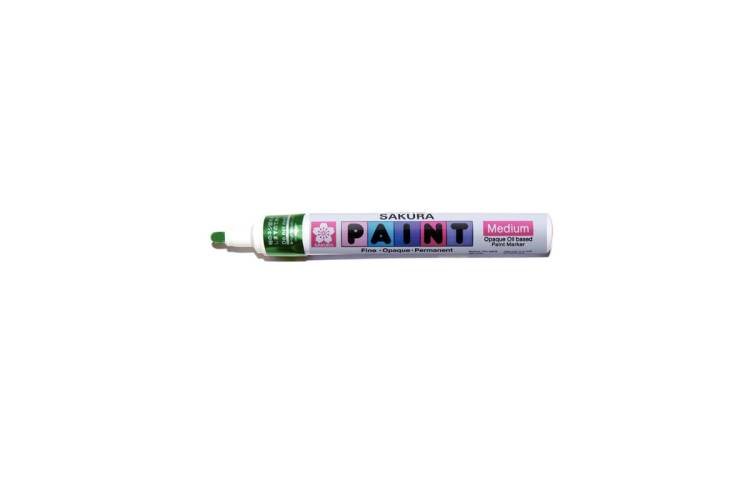 Маркер Sakura Paint  с жидкими чернилами, зеленый стержень, 2.0мм XPMK-B 29