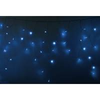 Гирлянда Neon-Night айсикл (бахрома) 4.8 х 0.6 м, прозрачный ПВХ, 176 LED синие 255-143