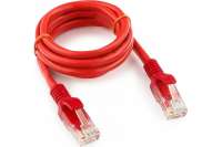 Патч-корд Cablexpert UTP PP12-1M/R кат.5e, 1м, литой, многожильный красный PP12-1M/R