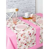 Кухонные дорожки-скатерти на стол Altali Мелкий цветочек 40x140 см, 2 шт 2-1810/1