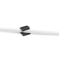 Фиксатор для кабеля DURABLE до 12мм CAVOLINE CLIP PRO 2, антрацит, 4шт./упаковка, 504337