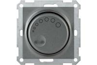 Поворотный светорегулятор с индикацией IEK СС10-1-1-Б 600Вт BOLERO антрацит EDB11-0600-K95