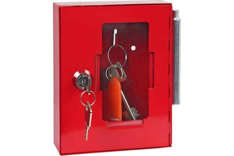 Шкаф для аварийного (пожарного) ключа с молоточком KlestO 667232