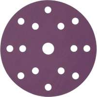Круг шлифовальный Purple PP627 (150 мм; 15 отверстий; Р150; 100 шт) Hanko PP627.150.15.0150