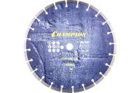 Диск алмазный 350х25,4х10 мм CHAMPION Бетон ST Concremax C1604