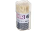 Зубочистки VETTA 150 шт, бамбук, пластиковая упаковка 437-240