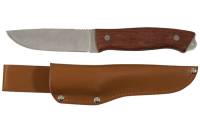 Нож туриста (нержавеющая сталь, деревянная ручка, лезвие 105 мм) FIT IT 10730
