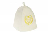 Банная шапка Добропаровъ с вышивкой VIP, первый сорт 2852787