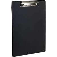 Доска-планшет STAFF с прижимом А4 228x318 мм, картон/пвх, черная 229554
