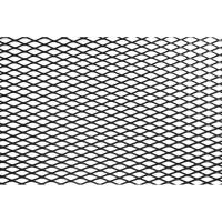 Облицовка радиатора DolleX алюминий, 120 х 20 см, черная, ячейки 16 х 6мм DKS-124
