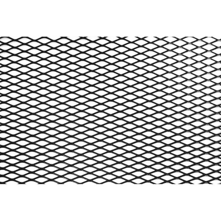 Облицовка радиатора DolleX алюминий, 120 х 20 см, черная, ячейки 16 х 6мм DKS-124