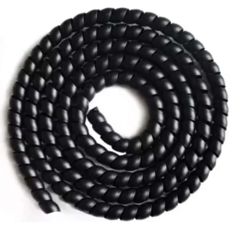 Спиральная пластиковая защита PARLMU SG-29-C11-k5 полипропилен, размер 29, выпуклая поверхность, цвет черный, длина 5 м PR0600600-5