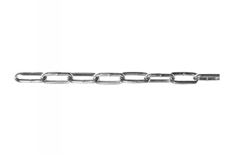 Сварная длиннозвенная цепь BEFAST цинк, DIN763 8, 10м LC0810S