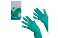 Хозяйственные перчатки VILEDA размер M, зеленые, 100801 602157