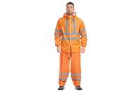 Нейлоновый сигнальный костюм с СО полосами Элит-Профи, оранжевый, размер 2XL, RR017o2XL