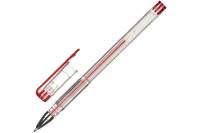 Гелевая ручка 12 шт в упаковке Attache красный стержень 0.5 мм без манжеты 901709