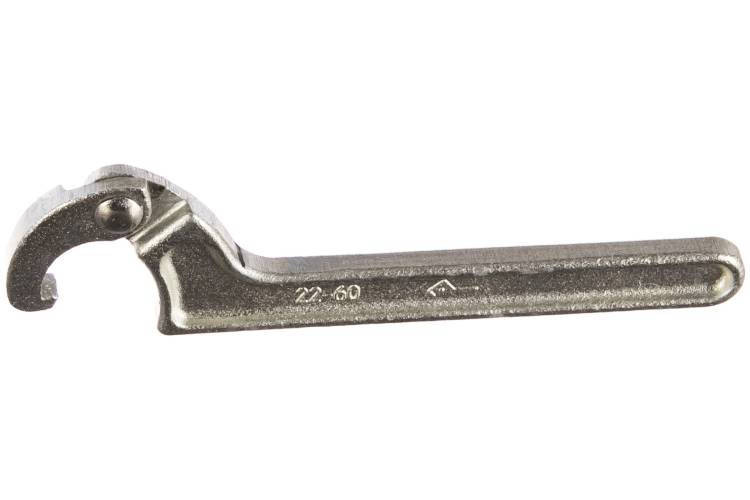Ключ КГШ 22-60 шарнирный для круглых шлицевых гаек ТУ ст.40Х оцинкованный КЗСМИ 52253217