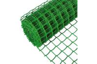 Заборная садовая сетка РемоКолор, пластиковая, ячейка 15x15мм, высота 1м, длина 20 м 66-0-016