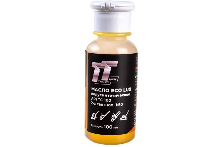 Масло ECO LUX полусинтетическое 2-тактное 100 мл TT API TC 100
