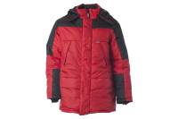 Куртка СПРУТ СИТИ, красный с черной отделкой, размер 60-62/120-124, рост 170-176, 116284
