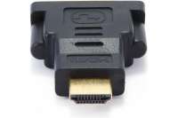 Переходник Cablexpert HDMI-DVI, 19M/25F, пакет, золотые разъемы A-HDMI-DVI-3