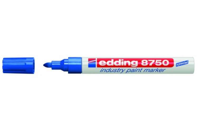 Маркер для промышленной графики 2-4мм, синий Edding E-8750#3