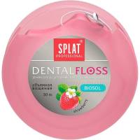 Зубная нить SPLAT DentalFloss клубника, объемная 102.14054.0101
