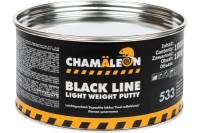 Легкая шпатлевка со стекловолокном CHAMAELEON Black Line вкл.отвердитель 500мл 1,0кг 15334