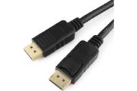Кабель Cablexpert DisplayPort v1.3, 20M/20M, 2м, черный, экран, пакет CC-DP3-2M