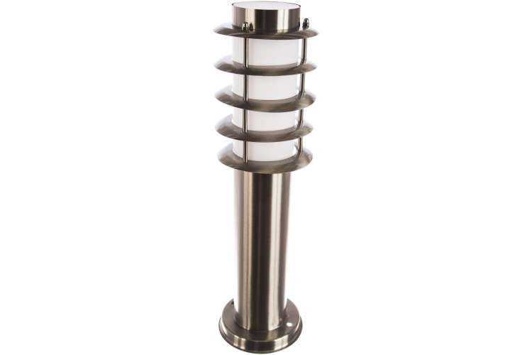 Садово-парковый светильник, Техно столб, 18W E27 230V, серебро Feron DH027-450 11815